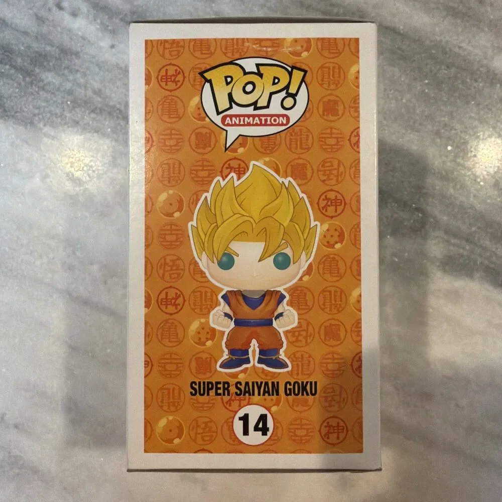 Funko Pop! Dragon Ball Z Super Saiyan Goku #14 (Metallic) Lootcrate Exclusive